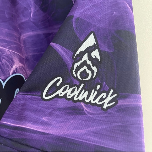 Storm Electrical Lightning Quick Ship CoolWick Sash Zip Bowling Jersey sz XXL - Picture 4 of 7